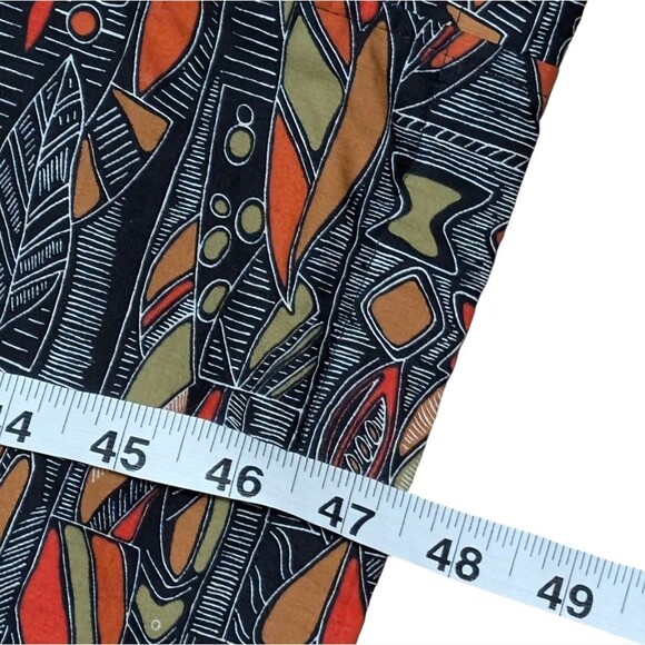 Vintage Nordstrom 100% cotton robe OSFM kimono art to wear geometric mod men's - Picture 4 of 12